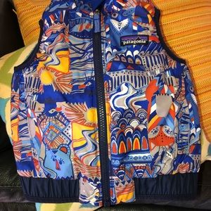 Patagonia Reversible toddler vest 3T no tag excellent condition